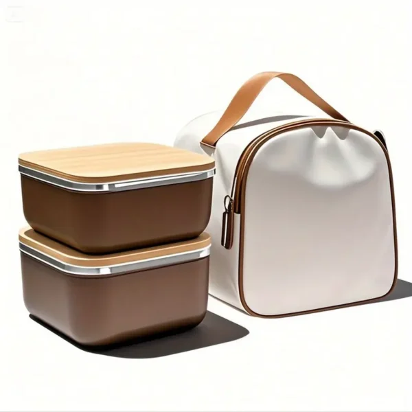 Stainless Steel Thermal Insulated Lunch Box Set