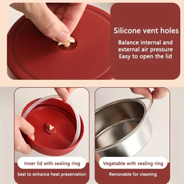 Stainless Steel Stackable Insulated Food Container